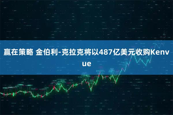 赢在策略 金伯利-克拉克将以487亿美元收购Kenvue